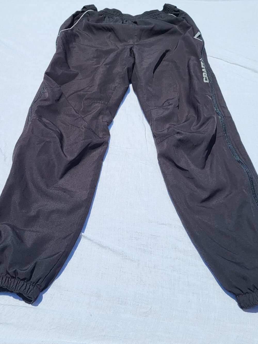 Craft Cycling Pants Men's Large Black Zip Bike Protection Active Outdoor Travel